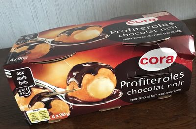 Profiteroles chocolat noir front packaging