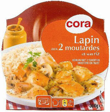 Lapin aux 2 Moutardes et Son Riz