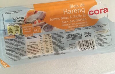 Filets de harengs front packaging