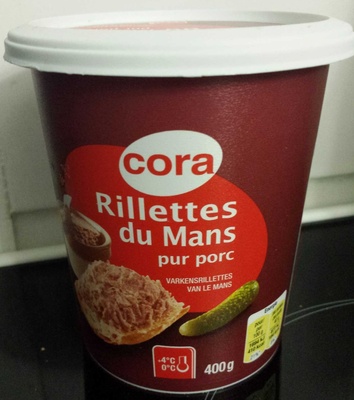 Rillettes du Mans pur porc front packaging