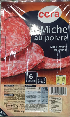 Miche au poivre (6 tranches)