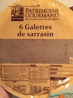 6 Galettes de Sarrasin