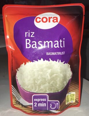 Riz Basmati front packaging