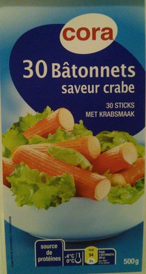 Bâtonnets saveur crabe