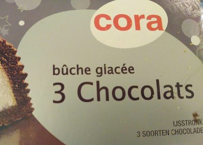 Bûche glacée 3 Chocolats front packaging