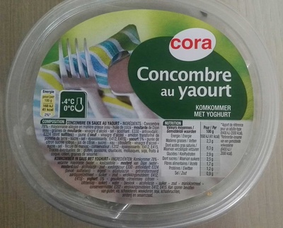 Concombre au Yaourt