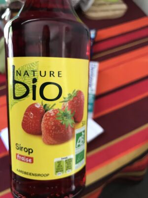 Sirop De Fraise Bio