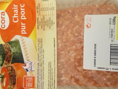 Chair à saucisse front packaging