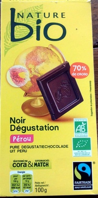 Noir dégustation Pérou