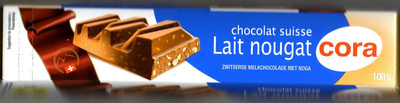 Chocolat lait nougat