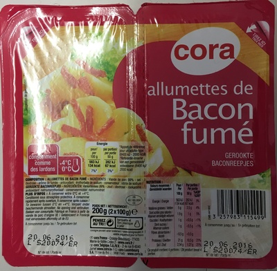 Allumettes de Bacon fumé