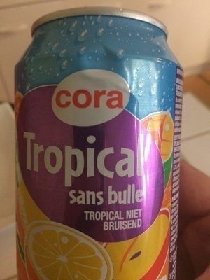 Tropical sans bulle front packaging