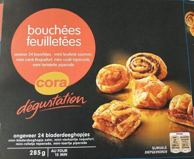 24 bouchées feuilletées