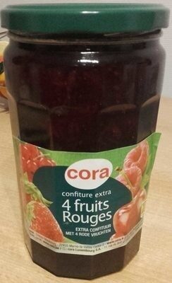 Confiture extra 4 fruits fouges