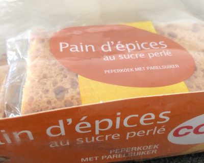 Pain d'epices au sucre perlé front packaging