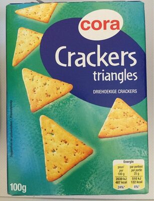 Crackers Triangles front packaging