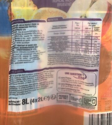 Tropical front packaging