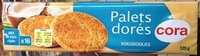 Palets dorés front packaging