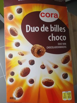 Duo de billes choco front packaging