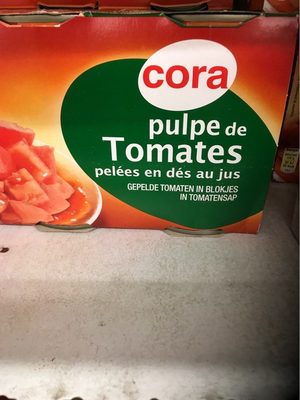 Pulpe de tomates en dés