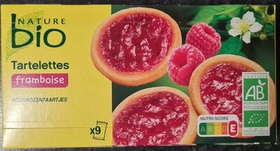 Tartelettes framboise front packaging