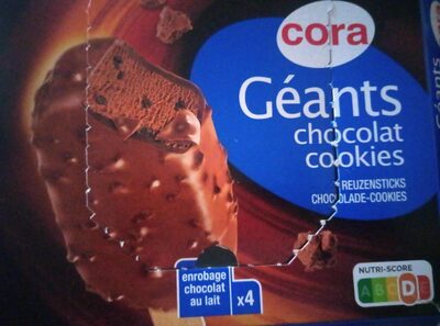 Géant chocolat  cookies front packaging