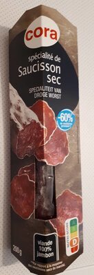 Spécialité de saucisson sec front packaging