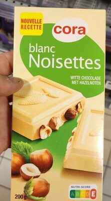 Chocolat blanc noisettes