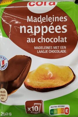 Madeleine nappées au chocolat