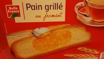 Pain grillé au froment