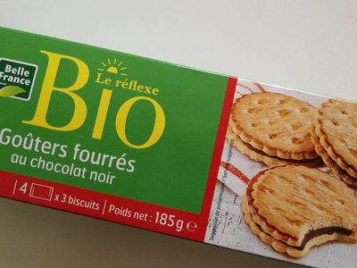 Goûters fourrés au chocolat noir