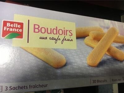 Pack 30 Boudoirs Oeufs B. F front packaging