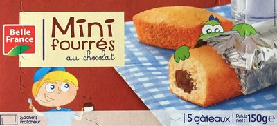 Mini Fourrés au Chocolat front packaging