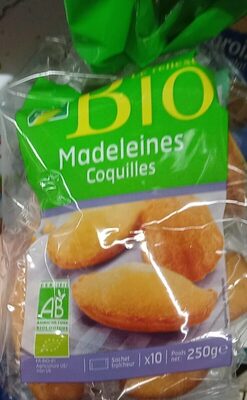 Madeleine coquilles bio