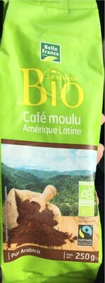 Café moulu front packaging
