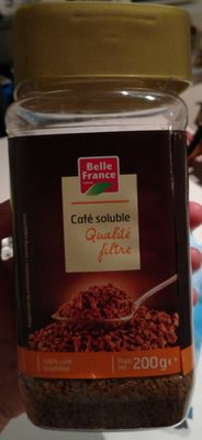 Café soluble front packaging