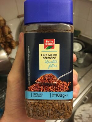 Cafe decafféiné front packaging