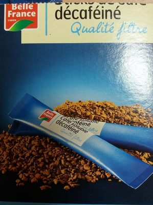 Café soluble décafeiné front packaging