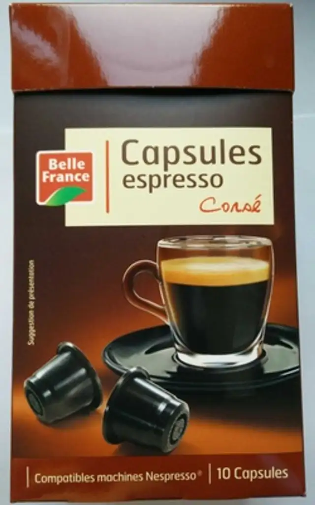 Capsules Espresso Corsé front packaging