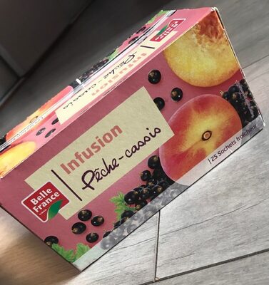 Infusion pêche cassis