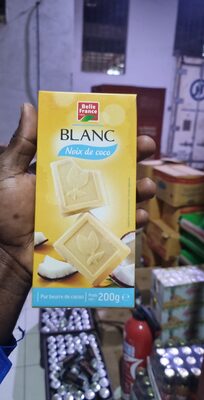 Chocolat blanc noix de coco caramélisée