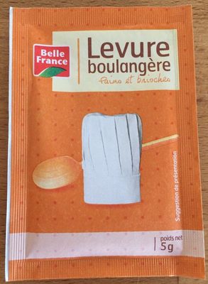 Levure boulangère front packaging