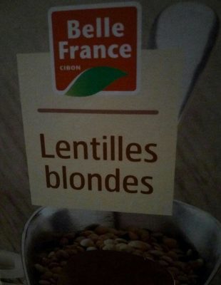Lentilles blondes