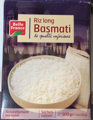4X125g Riz Basmati front packaging