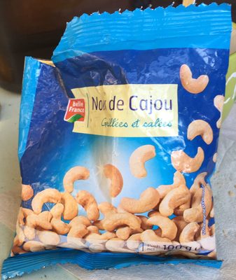 Noix de cajoux grillées et salées