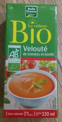 Velouté de tomates et basilic