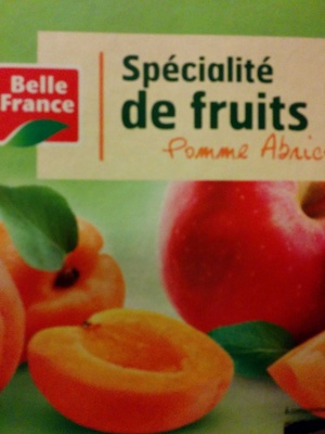 Spécialité de fruits pomme abricot