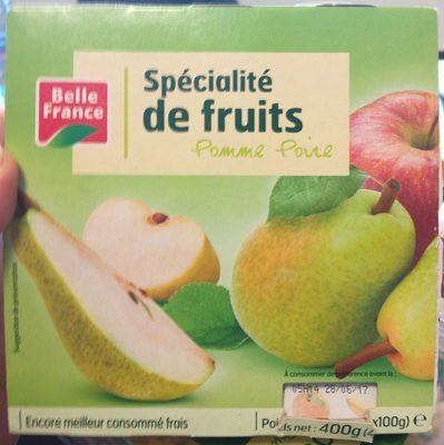 Spécialité de fruits Pomme Poire
