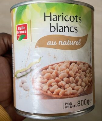 Haricots blancs front packaging