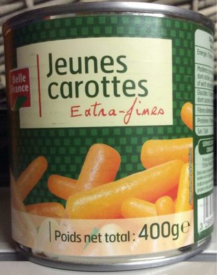 Jeunes carottes extra-fines front packaging